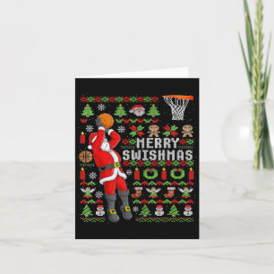Christmas Santa Bysketbyll Player - Slam Dunk Ugly Card
