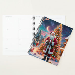 Christmas Santa Calendar Planner