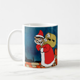 Christmas Santa Cat Coffee Mug