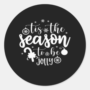 Christmas Santa Child Family Classic Round Sticker