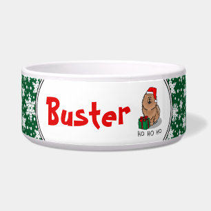 Christmas Santa Chow Chow Dog (cinnamon) Cute