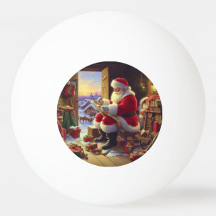 Christmas Santa Claus 2 Ping Pong Ball