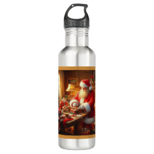 Christmas Santa Claus 4 710 Ml Water Bottle