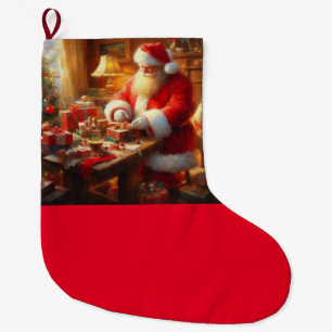 Christmas Santa Claus 4 Large Christmas Stocking