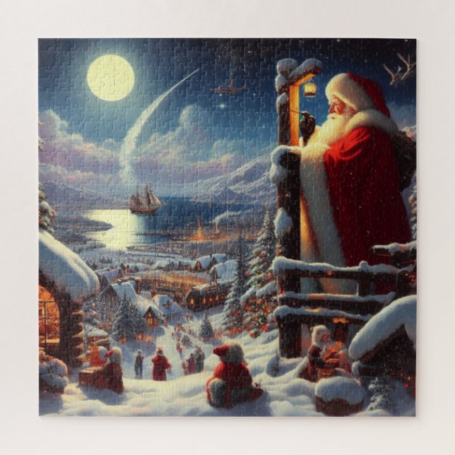 Christmas Santa Claus 5 Jigsaw Puzzle (Vertical)