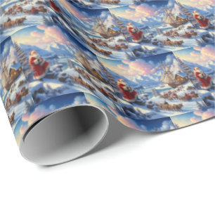 Christmas Santa Claus 6 Wrapping Paper