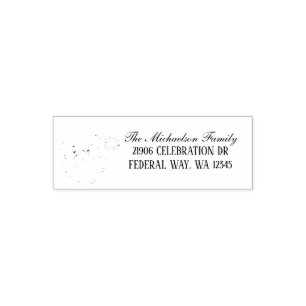 Christmas Santa Claus Address Self-inking Stamp