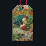 Christmas Santa Claus Antique Art Gift Tags<br><div class="desc">This Christmas Santa Claus is a collection of images from the 1800s.</div>
