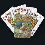 Christmas Santa Claus Antique Art Playing Cards<br><div class="desc">This Christmas Santa Claus is a collection of images from the 1800s.</div>