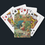 Christmas Santa Claus Antique Art Playing Cards<br><div class="desc">This Christmas Santa Claus is a collection of images from the 1800s.</div>