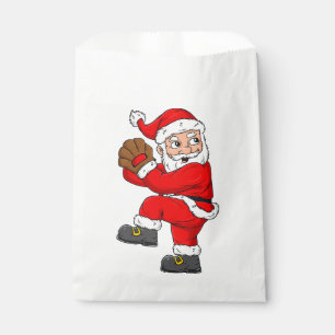 Christmas Santa Claus Baseball Catcher Boys Girls Favour Bags