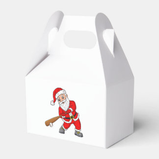 Christmas Santa Claus Baseball Pitcher Boys Kids T Favour Box
