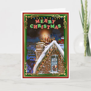 Christmas Santa Claus Card