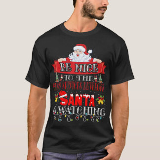 Christmas Santa Claus Cloud Services Developer  T-Shirt