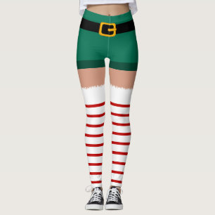 Christmas Santa Claus costume Leggings