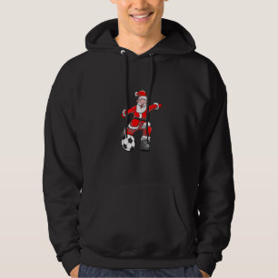 Christmas Santa Claus Football Boys Girls Kids Xm Hoodie