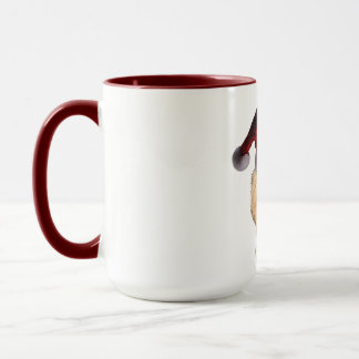 Christmas Santa Claus Golden Retriever Mug
