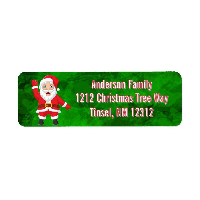 Christmas Santa Claus Green  (Front)