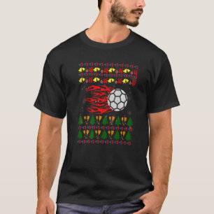 Christmas Santa Claus Handball Player Goalkeeper P T-Shirt