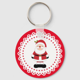 Christmas Santa Claus    Key Ring