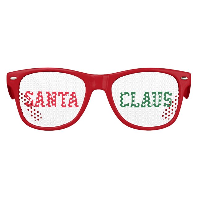 Christmas Santa Claus Kids Sunglasses (Front)