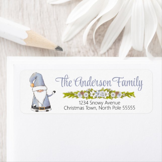 Christmas Santa Claus  Label (Insitu)