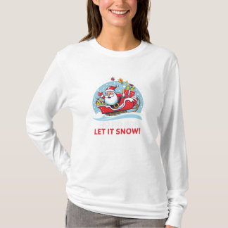 Christmas Santa Claus logo design T-Shirt