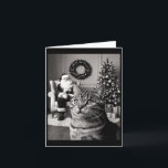 Christmas Santa Claus Merry X-mas Funny Cat Selfie Card<br><div class="desc">Christmas Santa Claus Merry X-mas Funny Cat Selfie Cat Lover</div>