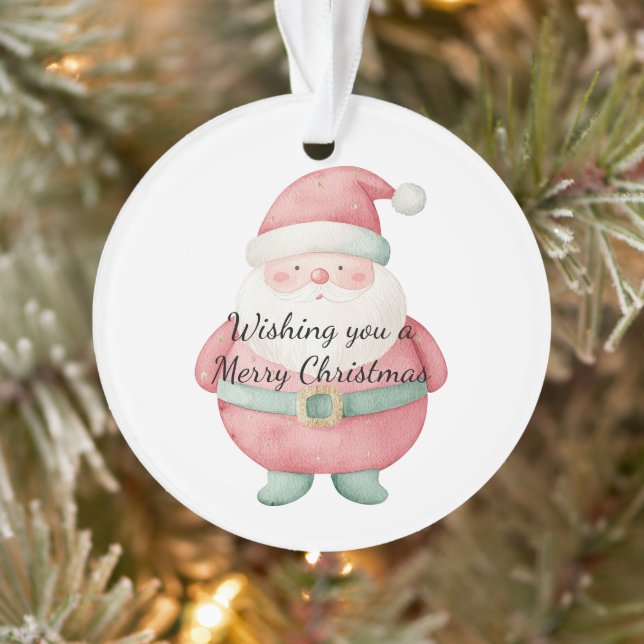 Christmas Santa Claus Ornament (Tree)