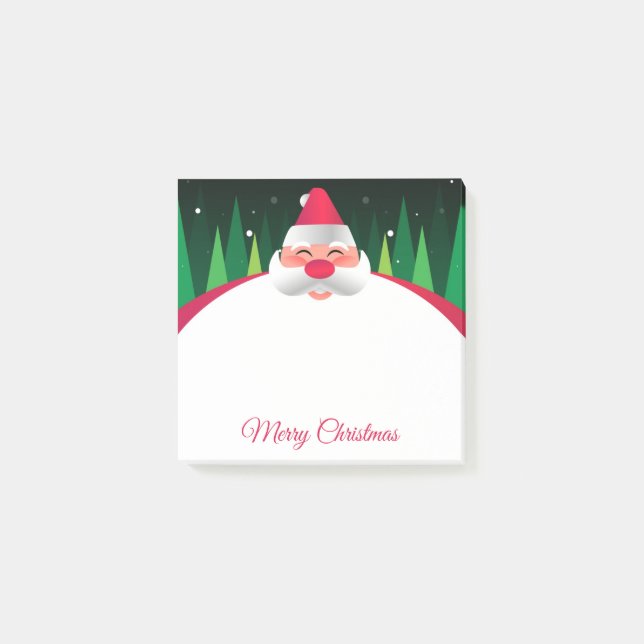 Christmas Santa Claus Post-It Notes (Front)