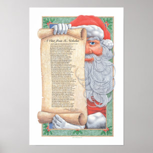 Christmas Santa Claus Print
