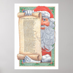 Christmas Santa Claus Print