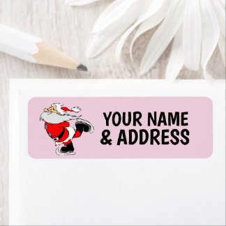  CHRISTMAS SANTA CLAUS  RETURN ADDRESS LABELS