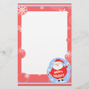 Christmas Santa Claus Stationery