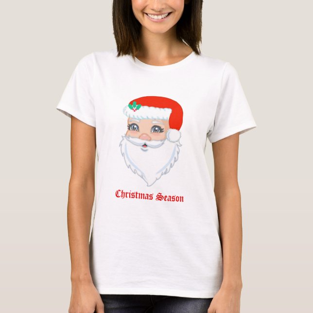 Christmas Santa Claus T-Shirt (Front)