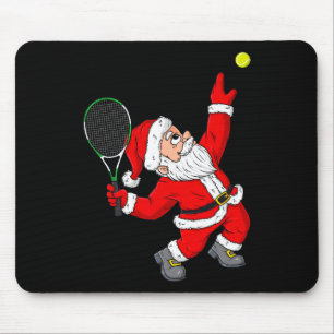 Christmas Santa Claus Tennis Fun Boys Girls Kids T Mouse Mat
