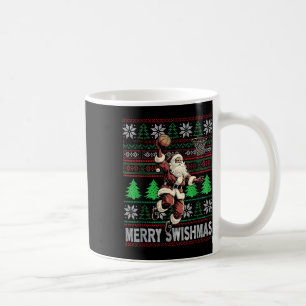 Christmas Santa Claus Volleyball Pajama Xmas Mens Coffee Mug