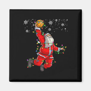 Christmas Santa Claus Volleyball Pajama Xmas Mens Magnet