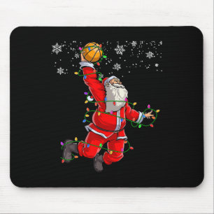 Christmas Santa Claus Volleyball Pajama Xmas Mens Mouse Mat