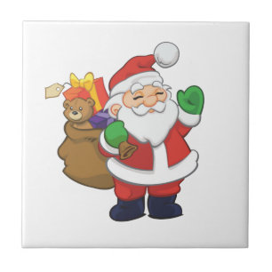Christmas Santa Claus with Toys Tile