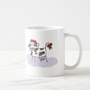 Christmas Santa Cow Coffee Mug
