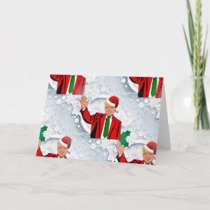 christmas santa donald trump holiday card
