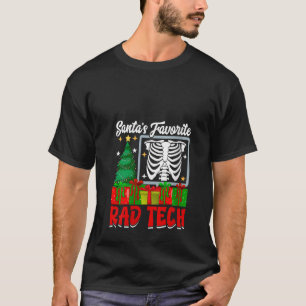 Christmas Santa Favourite Rad Tech X ray Xmas Paja T-Shirt
