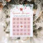 Christmas Santa Find the Guest Bingo Baby Shower Invitation<br><div class="desc">Add some festive fun to your baby shower with our Red Christmas Baby Clothes Santa Baby Find the Guest Bingo Game! Featuring adorable red baby clothes on a cheerful Christmas-themed design, this bingo game is perfect for celebrating the holiday season while keeping your guests entertained. Easy to play and customise,...</div>
