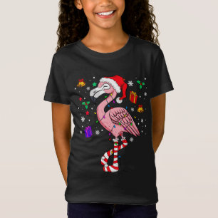 Christmas Santa Flamingo Lover Funny Classic T-Shirt