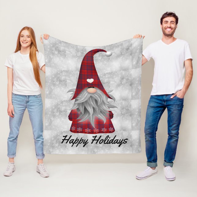 Christmas Santa Fleece Blanket (In Situ)