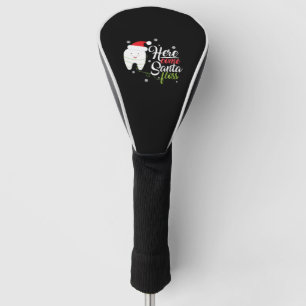 Christmas Santa Floss Dental Hygienists Dentist Gi Golf Head Cover