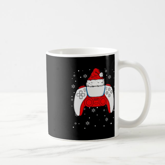 Christmas Santa Gamer Controller Boys Kids Teens G Coffee Mug (Right)