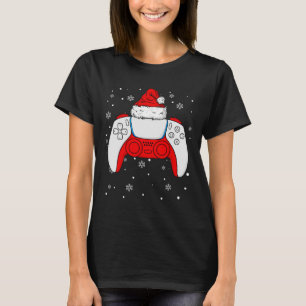Christmas Santa Gamer Controller Boys Kids Teens G T-Shirt