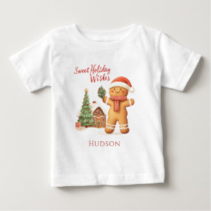 Christmas Santa Gingerbread Man T-Shirt